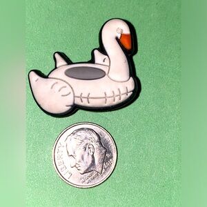 (10 for $15) Swan Life Saver Animal Floaty Crocs Shoe Charms